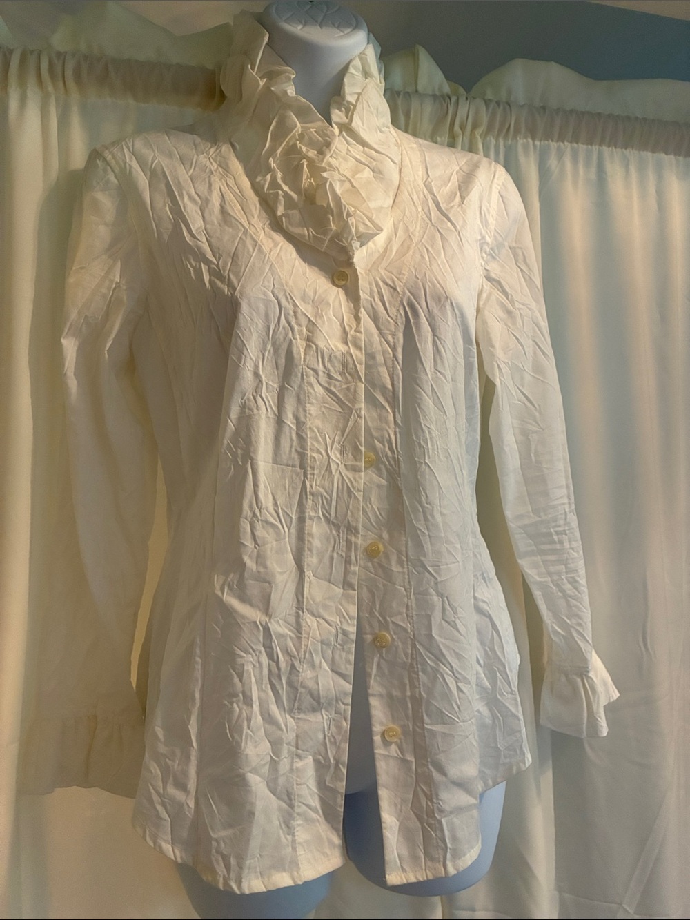 Adrienne Vittadini Creamy White Blouse